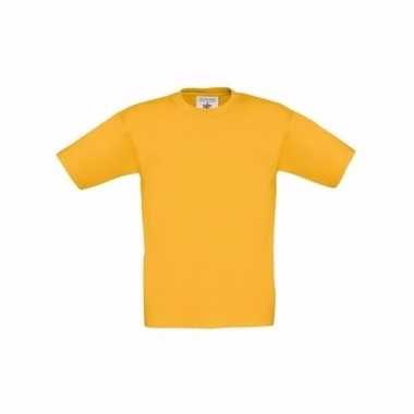 Goud gele t-shirt kinderen