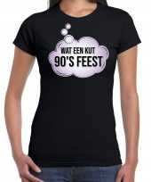 90s party shirt wat een kut 90s feest zwart dames