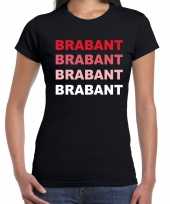 Brabant holland t-shirt zwart dames