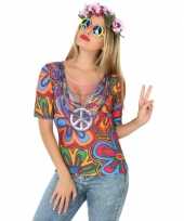 Carnavalskleding hippie shirt 10078275