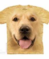 Dieren shirts golden retriever hond volwassenen