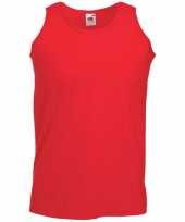 Fruit of the loom rood singlet mouwloos shirt