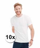 Goedkope witte t-shirts 10 stuks