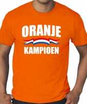 Grote maten oranje t-shirt holland nederland supporter oranje kampioen ek wk heren