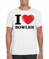I love bowlen t-shirt wit heren