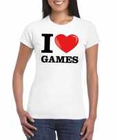 I love games t-shirt wit dames
