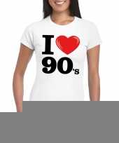 I love nineties t-shirt wit dames