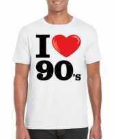 I love nineties t-shirt wit heren
