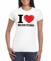 I love scouting t-shirt wit dames