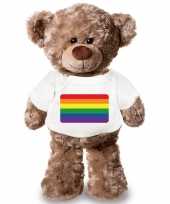 Knuffel teddybeer gaypride vlag t-shirt 43