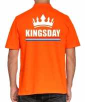 Koningsdag poloshirt kingsday oranje heren