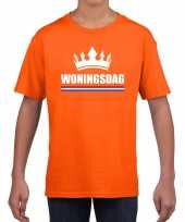 Koningsdag t-shirt woningsdag oranje kinderen