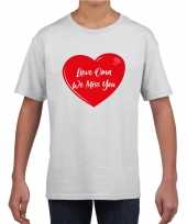 Lieve oma we miss you t-shirt wit kinderen