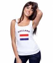 Nederlandse vlag tanktop t shirt dames