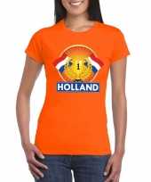 Oranje holland supporter kampioen shirt dames