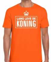 Oranje lang lebe der konig duits t-shirt heren 10143246