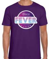 Party 70s 80s 90s feest-shirt disco thema paars heren 10180733