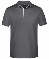 Polo t-shirt high quality grijs heren