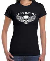 Rock maniac fashion t-shirt rock punker zwart dames