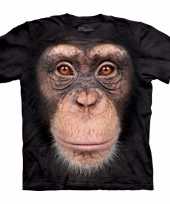 Safari dieren shirts chimpansee aap volwassenen