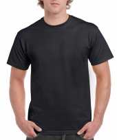 Set 2x stuks goedkope gekleurde t-shirts zwart heren maat 2xl 44 56