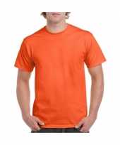 Set 5x stuks oranje shirts voordelig maat 2xl