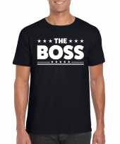 The boss heren t-shirt zwart
