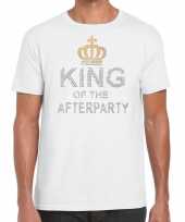 Toppers wit toppers king of the afterparty glitter t-shirt heren
