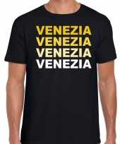 Venezia venetie t-shirt zwart heren
